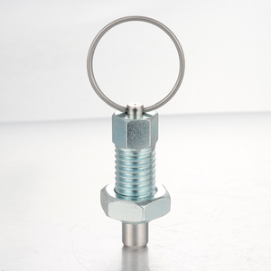 ZPBUL <strong>Excellent</strong> Quality Stainless Steel Galvanized Coarse Thread Spring Retractable Pull Ring Indexing <strong>Plunger</strong> - Product Image 5