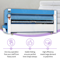 Plieuse industrielle de haute qualité, nouveau design, électrique, pour serviettes et draps, pour blanchisseries, hôtels, textiles