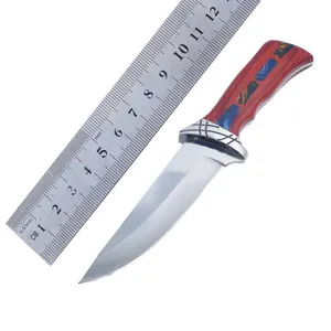Cuchillo de caza de hoja fija para manualidades especiales, cuchillo de supervivencia de acero inoxidable