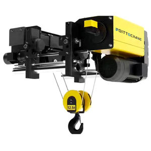 Solución de elevación industrial de diseño compacto 3T 5T 10T 15T 16T Polipasto de cable eléctrico de tipo europeo - Product Image 1