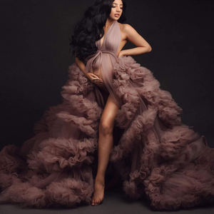 <span class=keywords><strong>Robe</strong></span> de soirée sexy en tulle de <span class=keywords><strong>grossesse</strong></span> longue, <span class=keywords><strong>robe</strong></span> de nuit, <span class=keywords><strong>robe</strong></span> de mariage, <span class=keywords><strong>robe</strong></span> de maternité multicolore, <span class=keywords><strong>robe</strong></span> de séance photo - Product Image 1