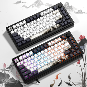Xvx เกมพีซีโพรไฟล์เชอร์รี่ญี่ปุ่นส่องแสงผ่านการยิงสองด้านสีย้อม5-ชุดคีย์ PBT ซับ (กุญแจ133) - Product Image 1