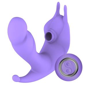 Vibrador portátil de silicona con control remoto de 10 frecuencias para estimulación y masaje para adultos - Product Image 4