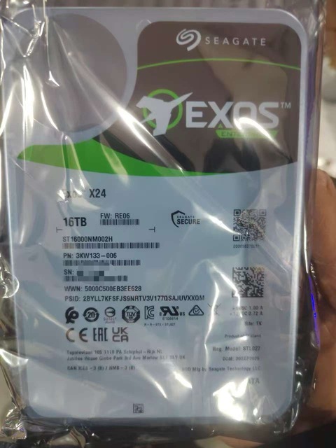 Original 8t 12t 14t 16t 18t 20t 22t 24t Hard Drive With 7200 Rpm Interface 256mb Hdd3.5 Inch ST16000NM002H 16TB Storage fo