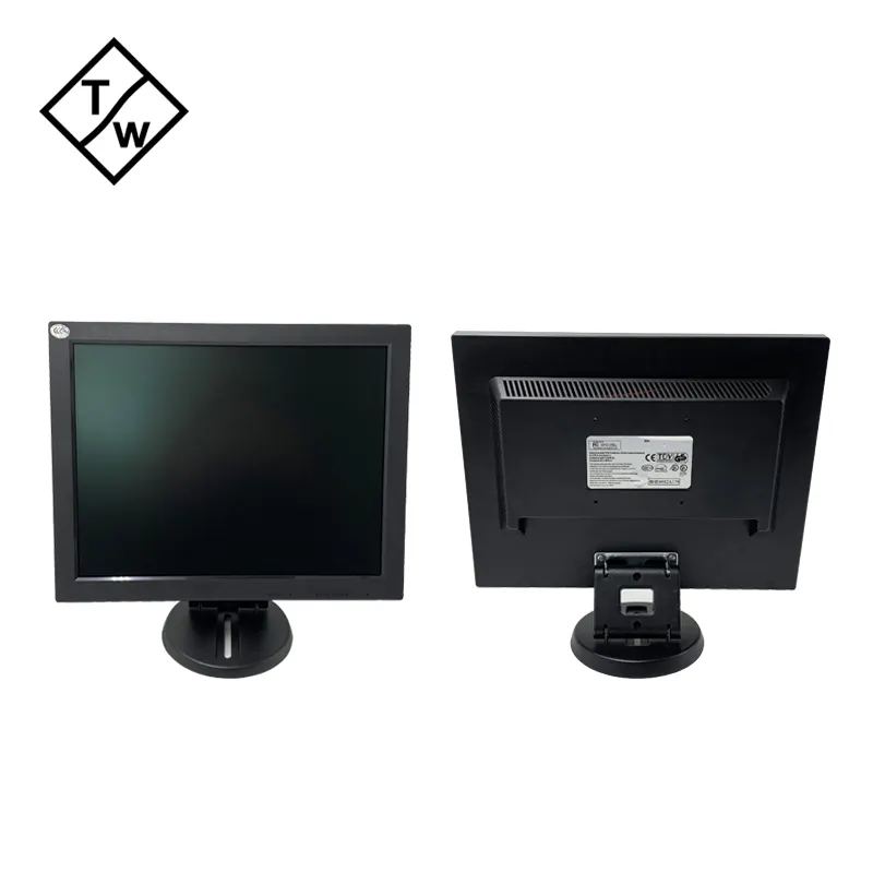 Layar LCD 14 Inci TFT 1024X768 CCTV TV Monitor Tampilan Komputer untuk PC Keamanan