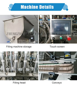 Línea de Producción Industrial de Botellas de Mantequilla de Maní, Máquina de Llenado de Pasta de Chocolate y Miel - Product Image 3