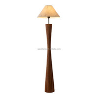 Lampe de sol en résine LED élégante de style moderne avec base E27, design luxueux, décoration de salon, lampe d'angle