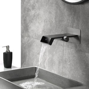 ก๊อกน้ำในห้องน้ำระดับไฮเอนด์ก๊อกน้ำแบบดิจิตัลติดผนังแบบหมุนได้ก๊อกน้ำร้อนและเย็น - Product Image 2