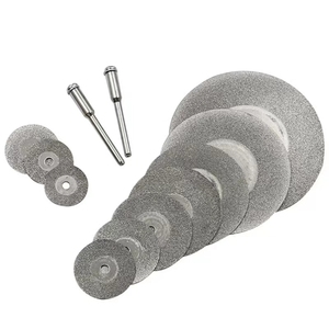 LUBY Set di 10 Dischi Abrasivi Diamantati ad Alta Durezza, Lama per Mini Sega OEM 38g, Garanzia di 1 Anno - Product Image 1