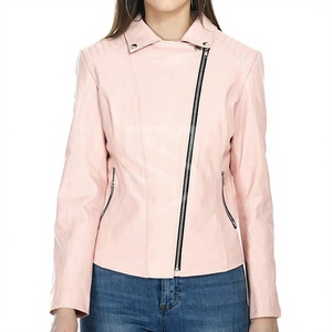 Veste en cuir confortable au meilleur prix, veste en cuir pour femme, veste en cuir résistante à l'eau à vendre - Product Image 1