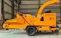 Broyeur hydraulique professionnel pour le traitement du bois et les travaux de compostage
