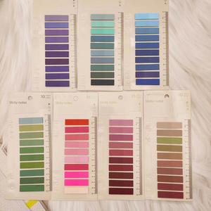 Custom Gradient Index Tabs Sticky Notes Self-Adhesive Post Note Flags Writable <b>Bookmark</b> Ruler Page Markers Made From Paper - Product Image 5