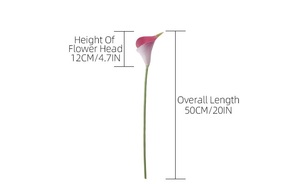 การจัดดอกไม้ประดิษฐ์สไตล์คาซาบลังกาขนาดเล็กหลายสีการจัดดอกไม้ทรงตรงของตกแต่งรูปเกือกม้าดอกบัวสำหรับงานสำเร็จการศึกษาคริสต์มาส - Product Image 6