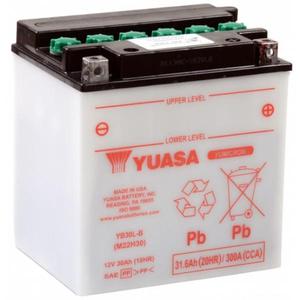 Nueva Batería de Motocicleta Yuasa 12V 30Ah 360Wh YB30L-B Sin Mantenimiento - Product Image 1