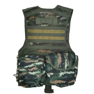 เสื้อกั๊กตาข่ายระบายอากาศลายพรางมีหลายกระเป๋าสำหรับล่าสัตว์และตกปลา - Product Image 3