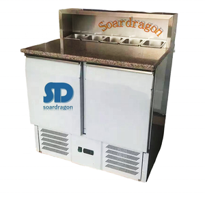 Soardragon thép không gỉ Bìa tủ lạnh tủ đông truy cập di động Plug-in bánh pizza toppings salad hiển thị mát - Product Image 4