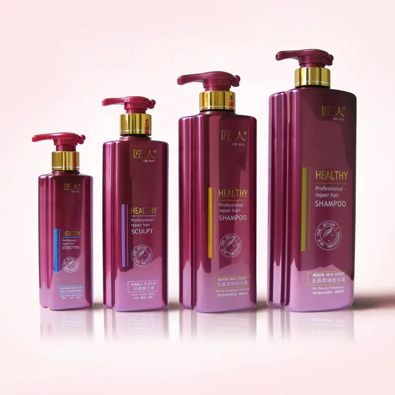 Bottiglia di shampoo di lusso da 150ml 250ml 450ml 750ml con set di bottiglie per lozione gel doccia pompa