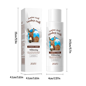 Tonique hydratant au <span class=keywords><strong>lait</strong></span> <span class=keywords><strong>d</strong></span>'ânesse 120ml Lotion hydratante Formule douce pour peaux sèches - Product Image 5