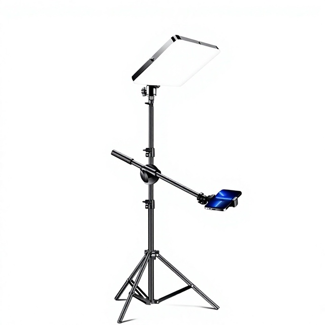 Fill-in Light Live Broadcast Panel Light Desktop Stand Mobile Phone Vertical Shooting Photography Video LED Beauty Lamp