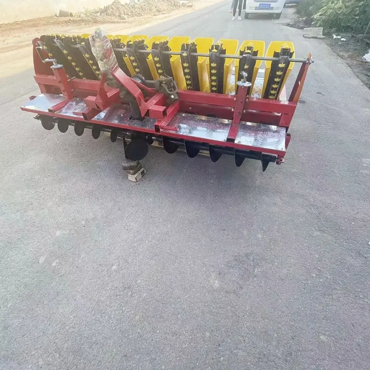 Satırlar sarımsak ekme makinesi yüksek kalite 6-10 3 nokta monte 10 satır başlık çiftlik Massey Ferguson ekici Mf 510 H45 yüksek verimlilik