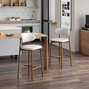 Taburete de Bar alto de diseño moderno para uso doméstico Silla alta simple con respaldo para <span class=keywords><strong>Island</strong></span> Bar - Product Image 1