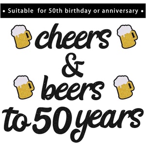 Striscione per 30° Compleanno 'Ciao e Birra per 30 Anni' Decorazioni per Uomini Donne Lui Lei Felice Trenta Anni di Compleanno Anniversario - Product Image 5