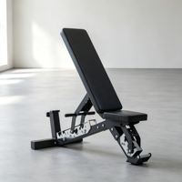Alat Fitness Portabel Multifungsi untuk Sit Up, Angkat Beban, dan Bench Press, Dapat Dilipat, Dapat Disesuaikan, dan Dapat Digunakan dengan Dumbbell