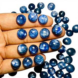 FAIJAN GEMS Kyanite bleue naturelle, pierres précieuses en vrac, cabochons certifiés par un tiers, toutes formes mélangées, pour la fabrication de bijoux, vente en gros - Product Image 1