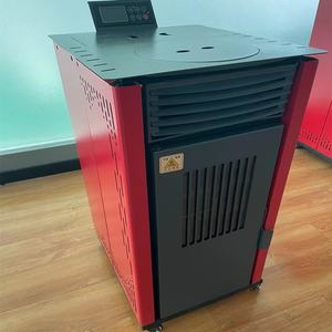 60 ㎡   Poêles à granulés d'acier pour intérieur avec télécommande, foyer mural à biomasse sans fumée pour salon - Product Image 3