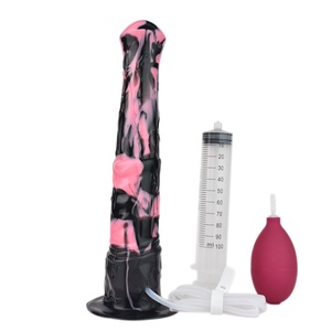 YOCY Fantasy Realistic Horse Squirting Dildo With Suction Cup Ejaculation Penis Anal Plug Silicone Sex <b>Toys</b> <b>for</b> <b>Men</b> Women - Product Image 5