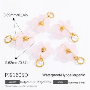 จี้รูปโบว์ดีไซน์เฉพาะกลุ่ม งานแฮนด์เมด วัสดุสแตนเลสสตีล สำหรับทำเครื่องประดับแฟชั่น - Product Image 6