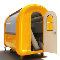 Motocarro Furgoneta de Helados Carrito de Comida Móvil para Hot Dogs Vehículo Eléctrico de Comida
