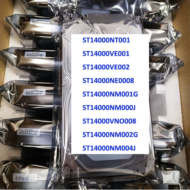 Enterprise NAS Hard Disk ST14000NT001 14TB 3.5" 256MB 7200RPM SATA 6Gb/s Desktop HDD for Home Business NAS Data Backup System