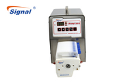Pompa Peristaltik Stainless Steel Saluran Ganda Motor Stepper 0.008-825ml/menit 2 Kepala Pompa Transfer Pengukuran Cairan Laboratorium