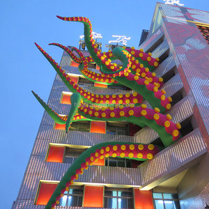 <span class=keywords><strong>Tentacules</strong></span> gonflables de <span class=keywords><strong>monstre</strong></span> de mer <span class=keywords><strong>géant</strong></span> avec ventouses pour la décoration du jour de la pieuvre - Product Image 1