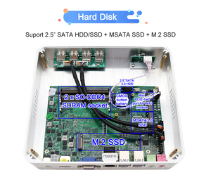 Mini ordinateur sans ventilateur EGLOBAL, processeur Intel Core <span class=keywords><strong>E2</strong></span>-i5-8250U, DDR3, SSD MSATA, Win10, VGA, HD, WiFi, Gigabit LAN, Linux, Mini PC - Product Image 4
