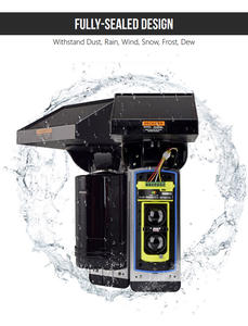 Alarma inalámbrica solar de seguridad perimetral exterior, sensor de haz infrarrojo - Product Image 3