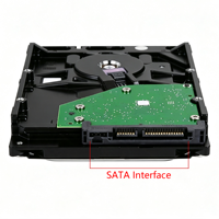 Disque SATA 3.5 2000DM001 2 To BarraCuda pour PC de bureau, stockage de bureau, d'occasion, grade A, testé, 100 % en état, 7200 tr/min
