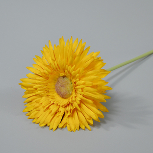 Vente chaude <span class=keywords><strong>prix</strong></span> d'usine tige courte chrysanthèmes brossés vraie touche branche de fleur artificielle décorative - Product Image 3