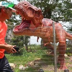 Modelo de Dinosaurio Animatrónico T-Rex de Resina de Tamaño Real para Exteriores, de Gecai Professional Animated Factory - Product Image 4