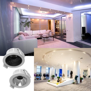 Faretto <span class=keywords><strong>LED</strong></span> da Incasso Anti-Riflesso ETENDA 5w 7w <span class=keywords><strong>10w</strong></span> 12w 15w 30w in Alluminio Rotondo per Soffitto - Product Image 6