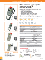 TTLTES 9811 AZ-Pesanan Massal Termometer Laser IR Pencatat Data Printer -40~500 Instrumen Temperatur Bahan PC Baterai