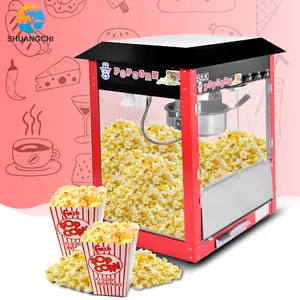 Ce Goedkeuring China Industrieel Gebruik Cinema Popcorn Machine Mini Pop Corn Maker Met 1400W 110V-220V 8Oz Popcorn Maken Machine