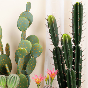 Artificial Cactus Potted Plants 10cm-30cm High Simulation Desert Succulents Indoor Desktop Decorative <b>Ornaments</b> - Product Image 2