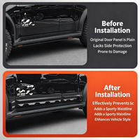 Protection de Porte et Jupes Latérales Black Knight, Pièces de Modification de Protection de Carrosserie pour Jetour Traveler T2 - Vente Flash