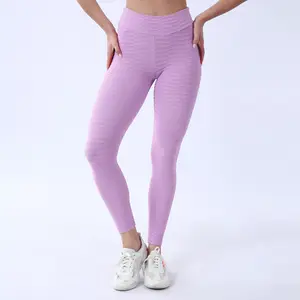 Celana Olahraga untuk Yoga dan Kebugaran Gym Legging Hitam untuk Wanita Mode