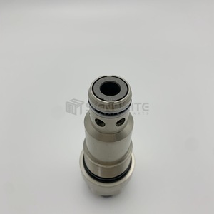 Válvula de Alivio Hidráulica Senwitt para Excavadora E320C, Válvula Principal de Desbordamiento del Motor de Traslación, Componente Metálico Plateado - Product Image 3