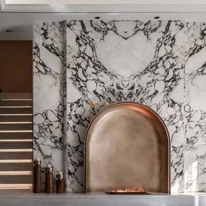 JYF EX801 - Marco de Chimenea de Acero Inoxidable de Lujo, Impermeable, Estilo Art Deco, Duradero y Multifuncional para Villa, Apartamento o Pasillo - Product Image 4