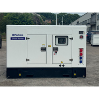 Generador Diésel Silencioso de 15kw 20kw 25kw 30kw 35kva, Trifásico, Bajo Consumo de Combustible, Insonorizado, Generador de Reserva para el Hogar