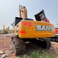 Excavatrice sur chenilles SANY SY335H d'occasion 35 tonnes, également disponible SANY SY365H SY485H, pour travaux lourds en carrière avec ligne hydraulique auxiliaire, à vendre
